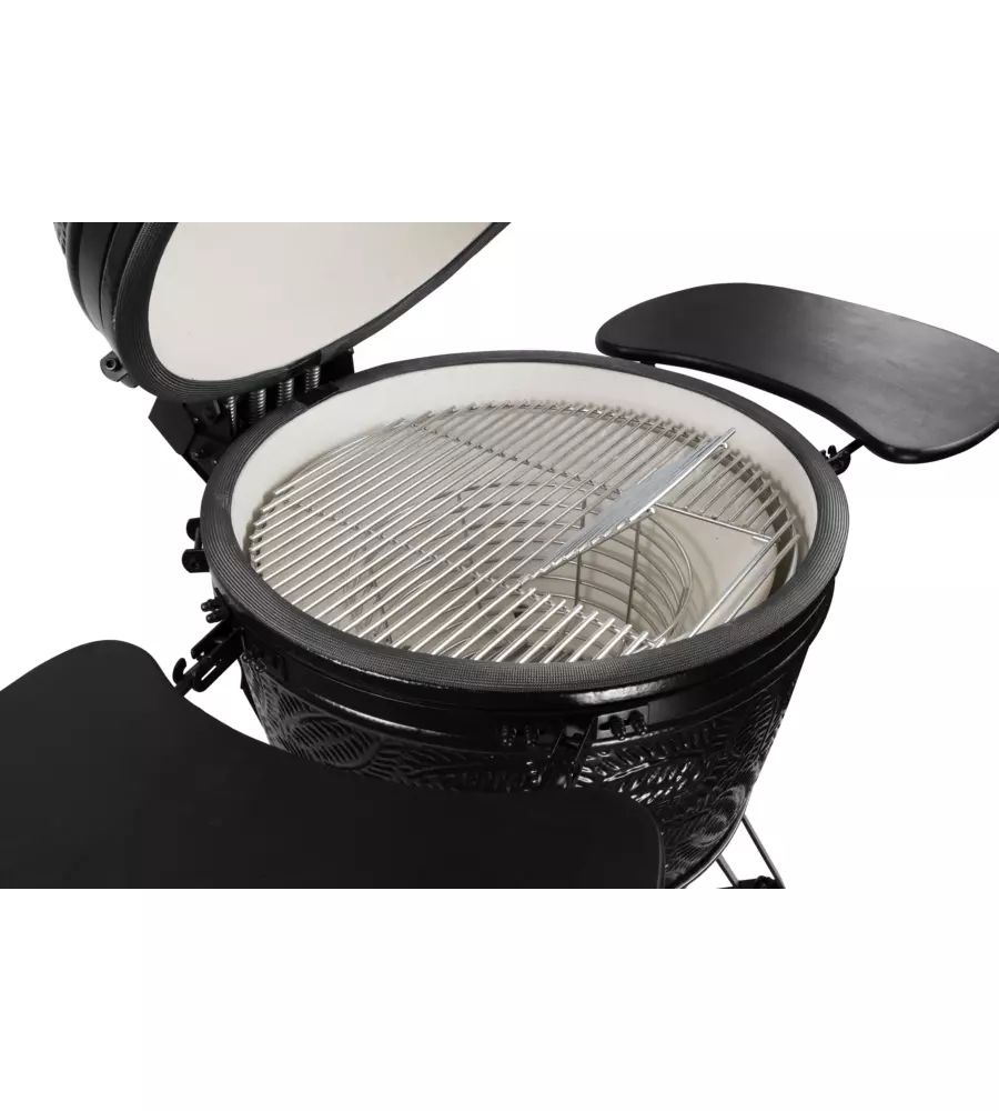 Barbecue a carbonella barbecook "kamado kamal" con telo di copertura in omaggio e griglia 53 cm