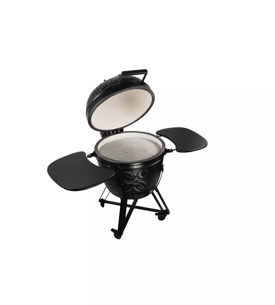 Barbecue a carbonella barbecook "kamado kamal" con telo di copertura in omaggio e griglia 53 cm