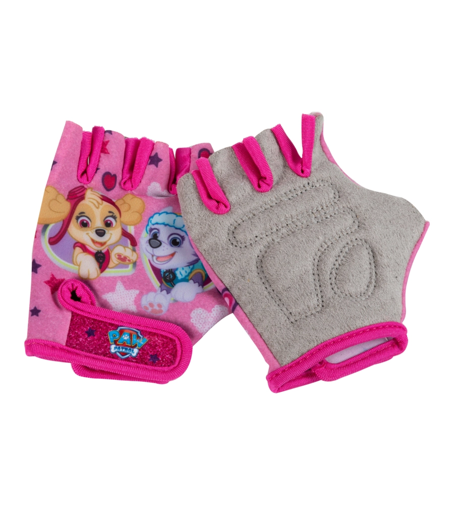 Coppia di guanti da bici "paw patrol girl" senza dita