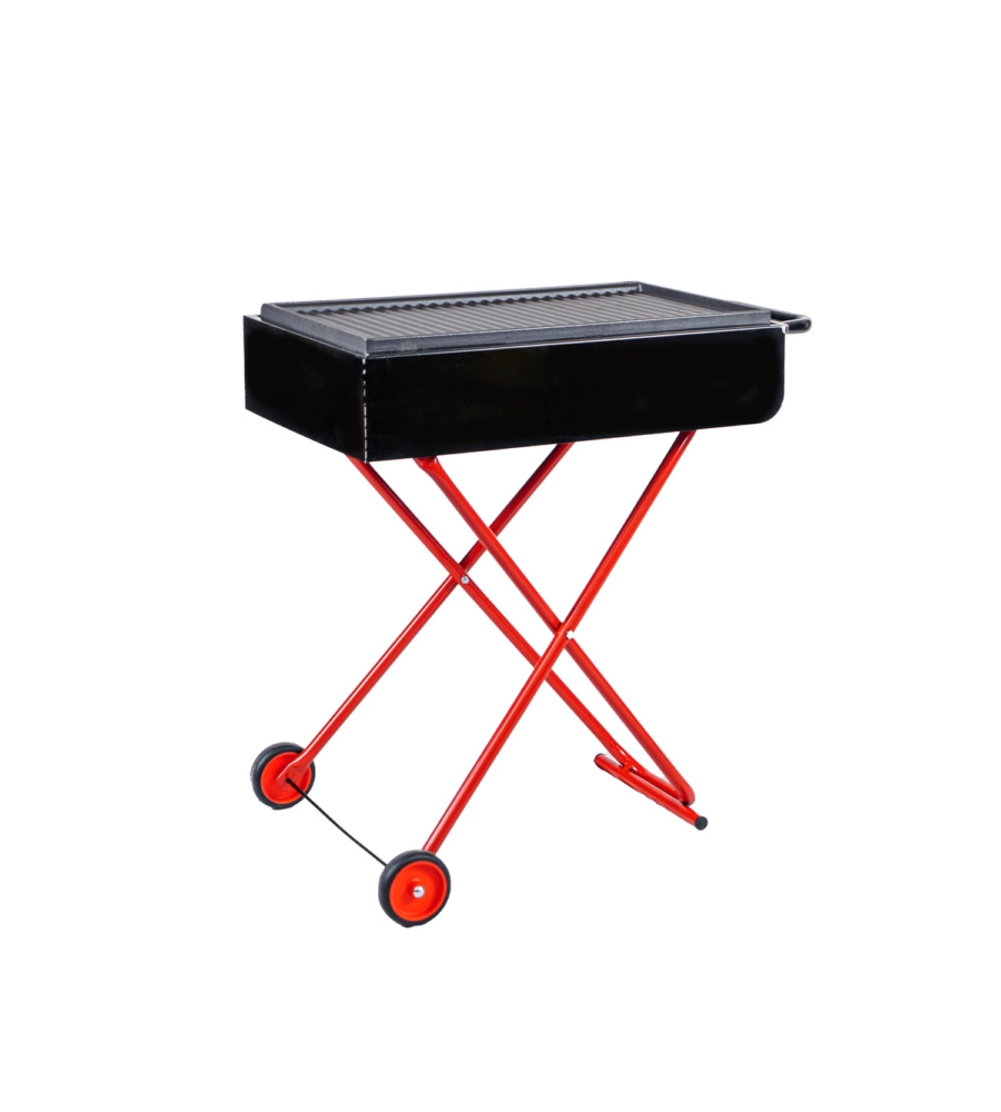 Barbecue a gas pieghevole arnold con ruote 73x43x74 cm