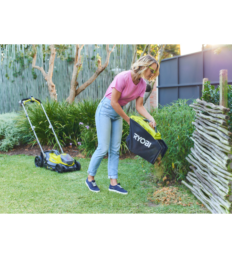 Tagliaerba a batteria ryobi "olm1833b" taglio 33 cm 18v, solo corpo macchina