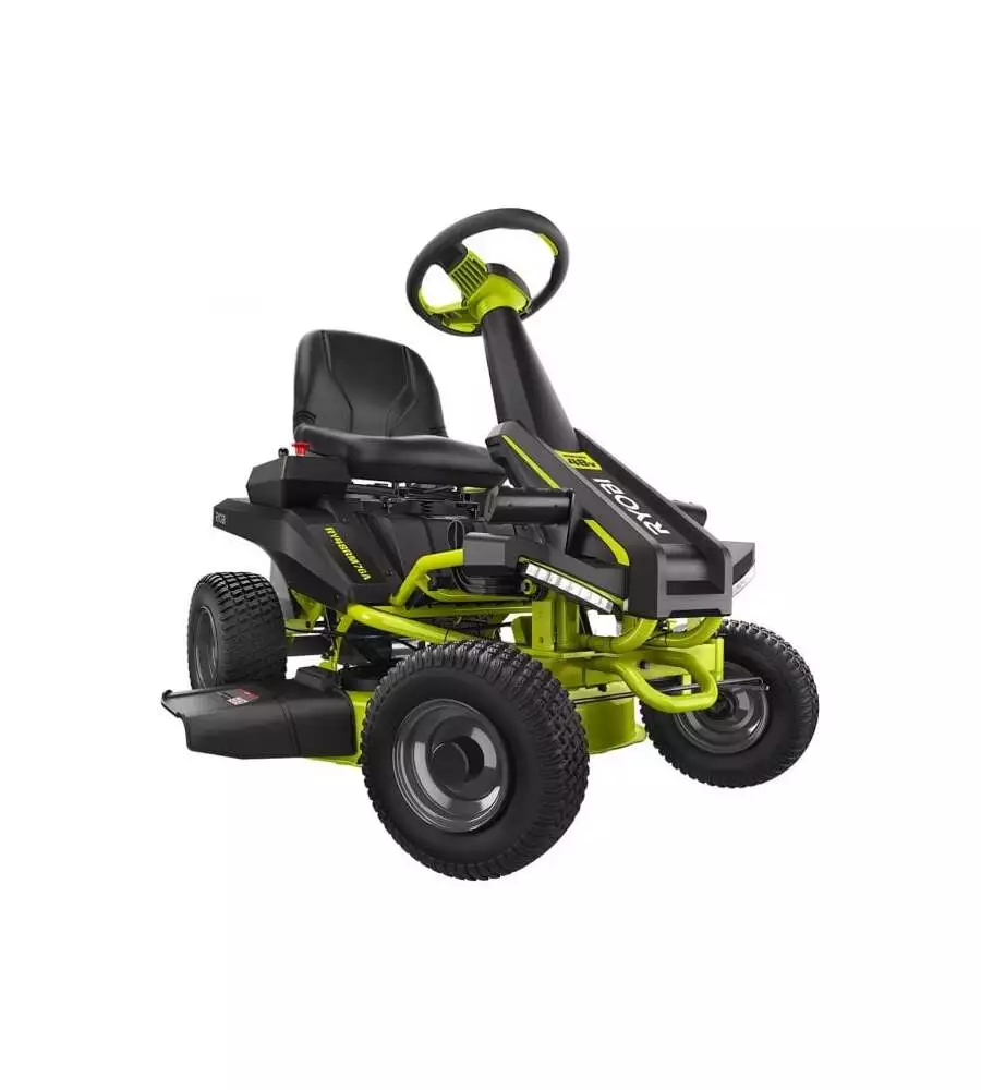 Trattorino tagliaerba a batteria ryobi "ry48rm76a" taglio 76 cm battteria inclusa 48v 50ah