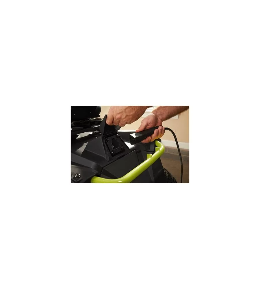 Trattorino tagliaerba a batteria ryobi "rm480e" taglio 96 cm 48v 100ah