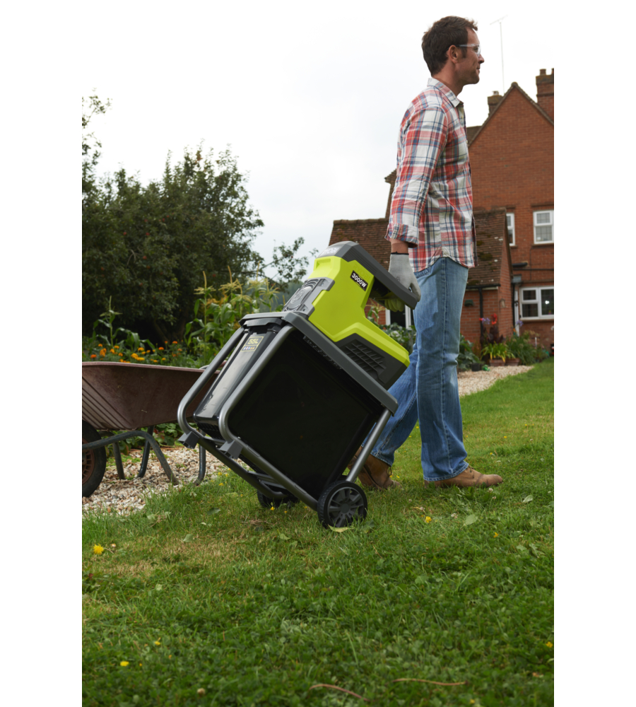 Biotrituratore elettrico a rullo ryobi "rsh3045u" 3000w