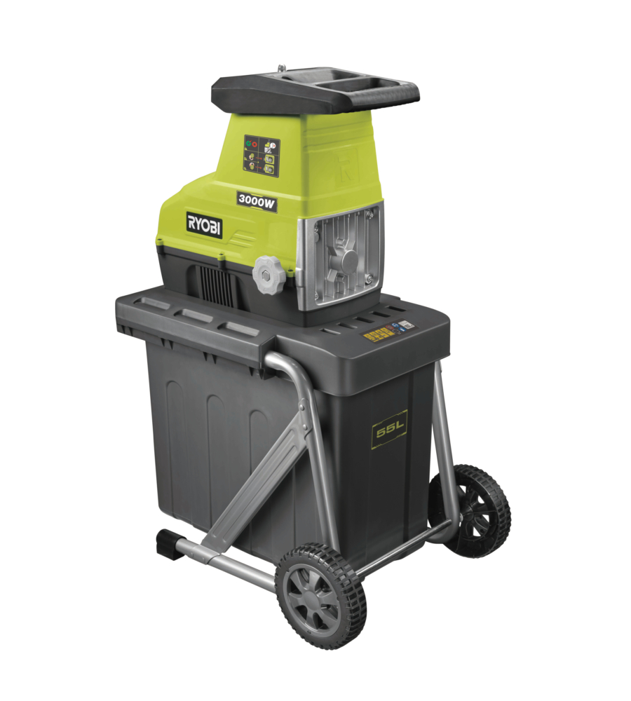Biotrituratore elettrico a rullo ryobi "rsh3045u" 3000w
