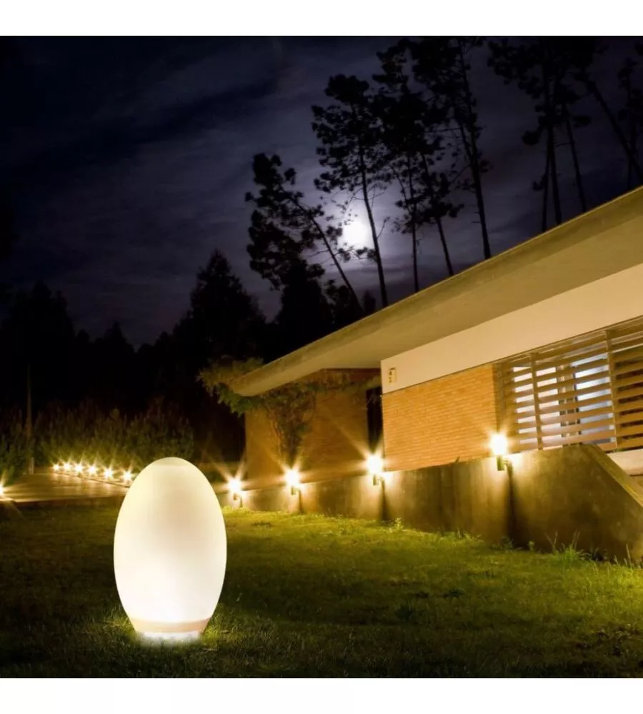 Lampada solare led rgb ricaricabile 3000k