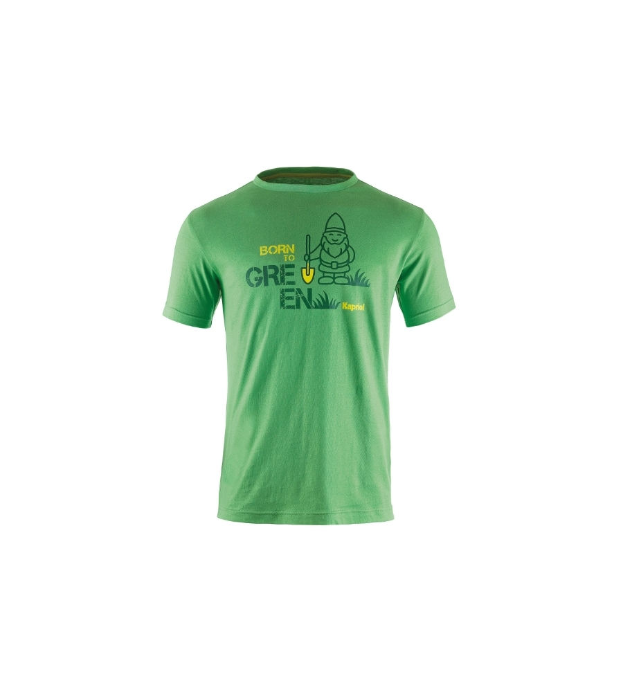 T-shirt da lavoro "enjoy poison green" verde, tg xxxl - kapriol