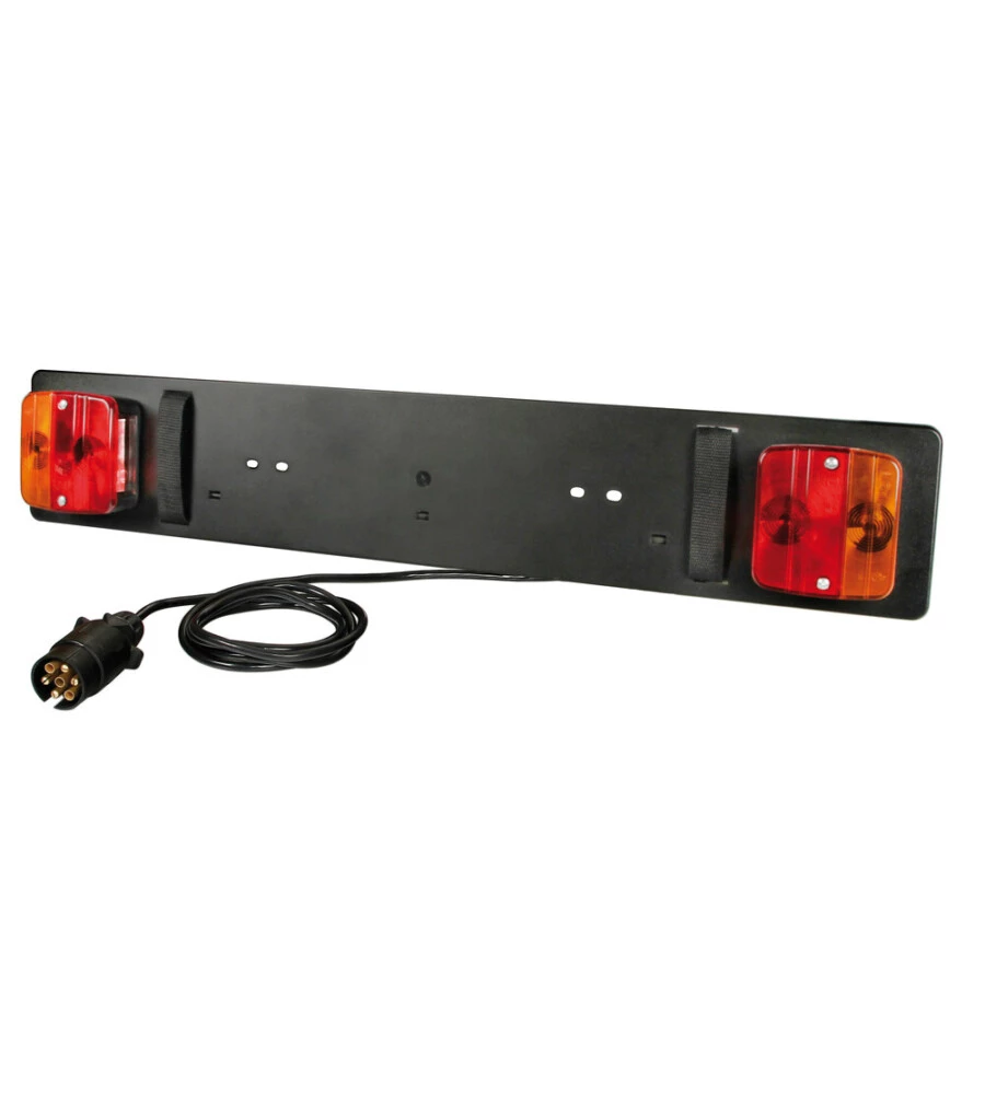 Barra ripetitrice segnaletica posteriore per targa auto 12/24 v