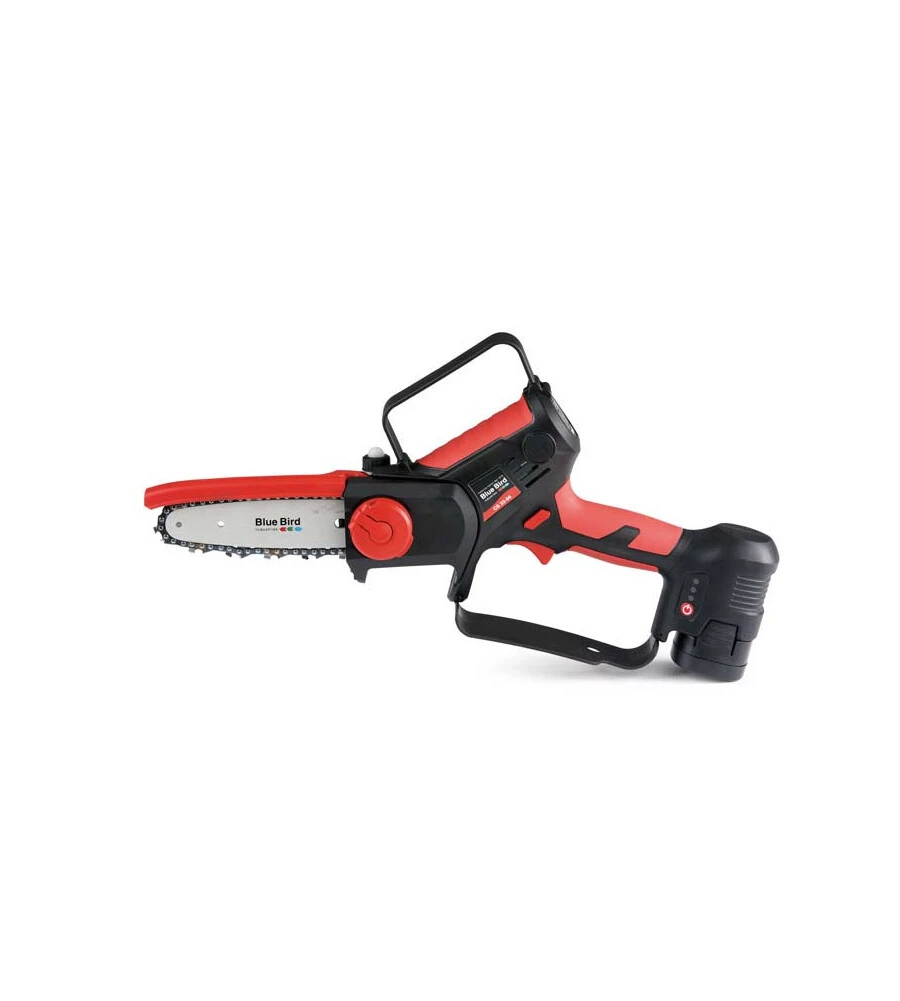 Potatore a catena a batteria blue bird "cs 22-06" barra 12.5 cm 16.8v 2.5ah