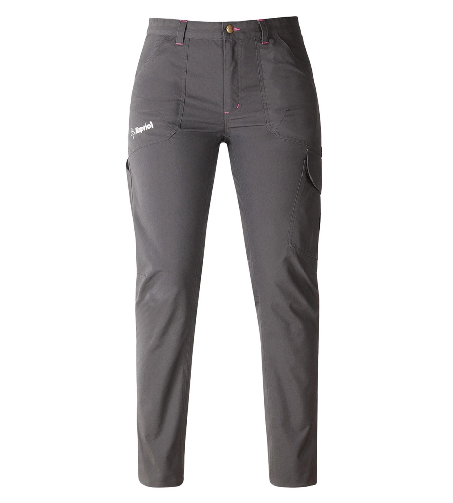 Pantaloni da lavoro cargo donna grigio, tg xs - kapriol