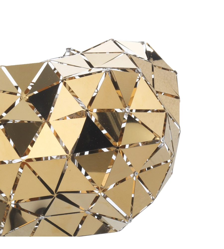 Lampada da tavolo "andromeda" nera e oro, e27