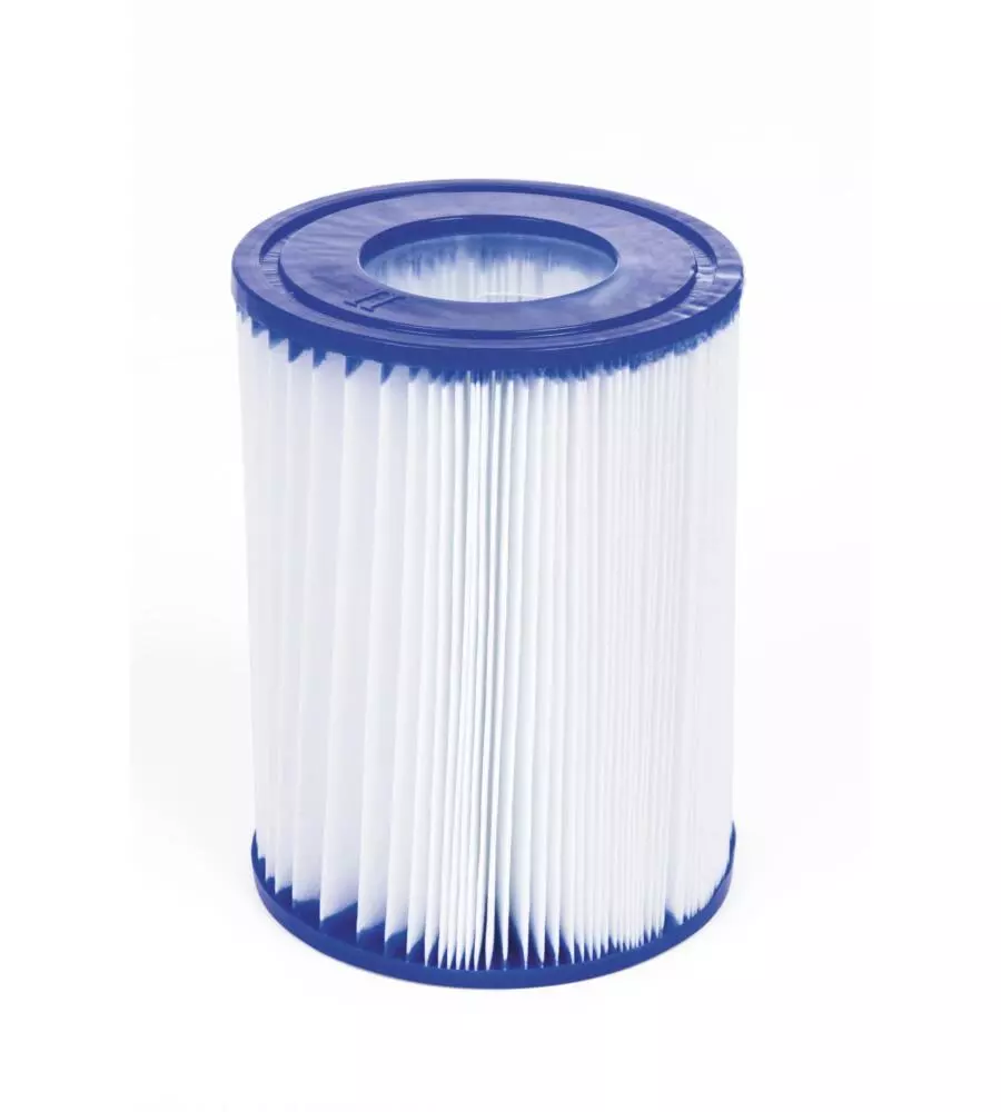 Piscina fuori terra con struttura rotonda bestway "pro max" con pompa, filtro, telo di copertura e scaletta grigio chiaro 396x122 cm - cod. 5618w