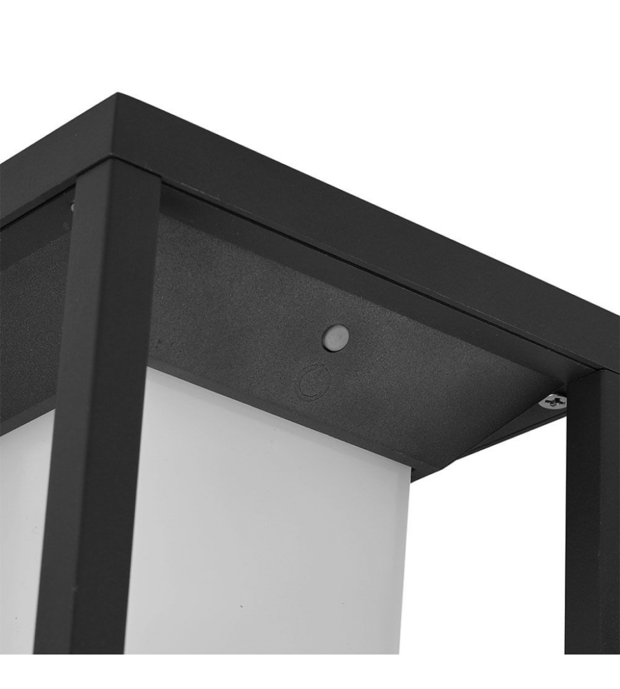 Lampada solare led con sensore di movimento h29 cm, 3000k