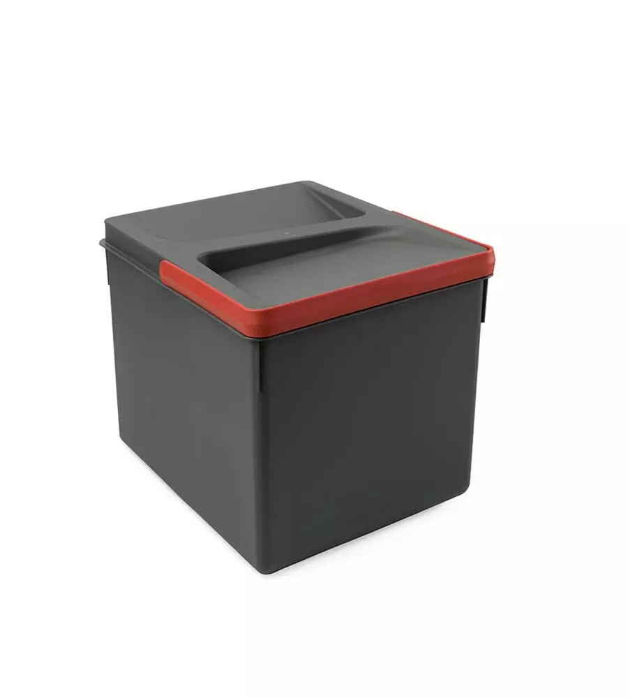 Contenitore per la raccolta differenziata plastica grigio, 12lt