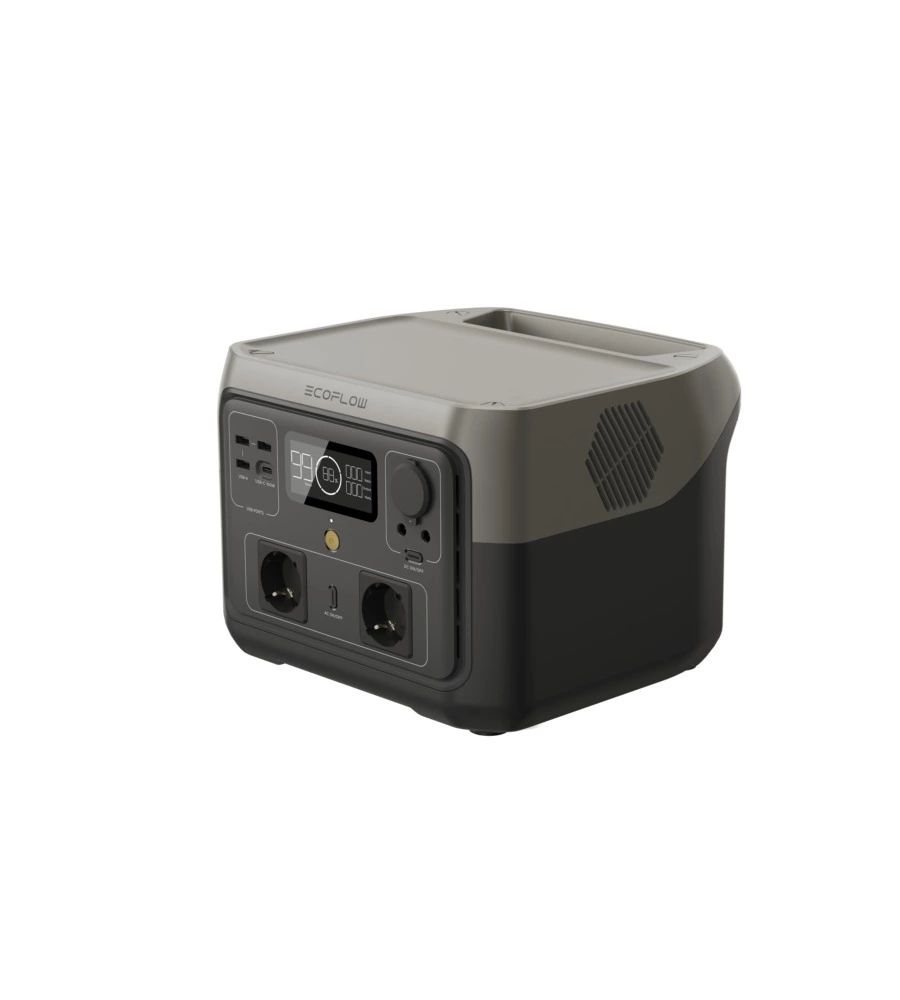 Power station portatile a batteria ecoflow "river 2 max" 1000 w