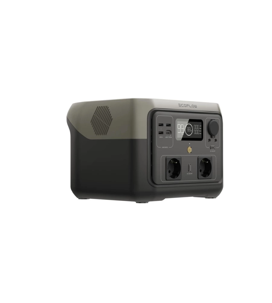 Power station portatile a batteria ecoflow "river 2 max" 1000 w