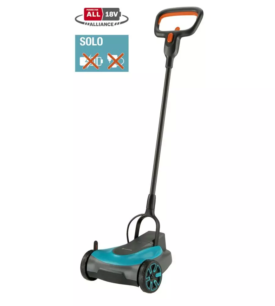 Tagliaerba a batteria gardena "handymower 22" taglio da 22 cm 18 v solo corpo macchina