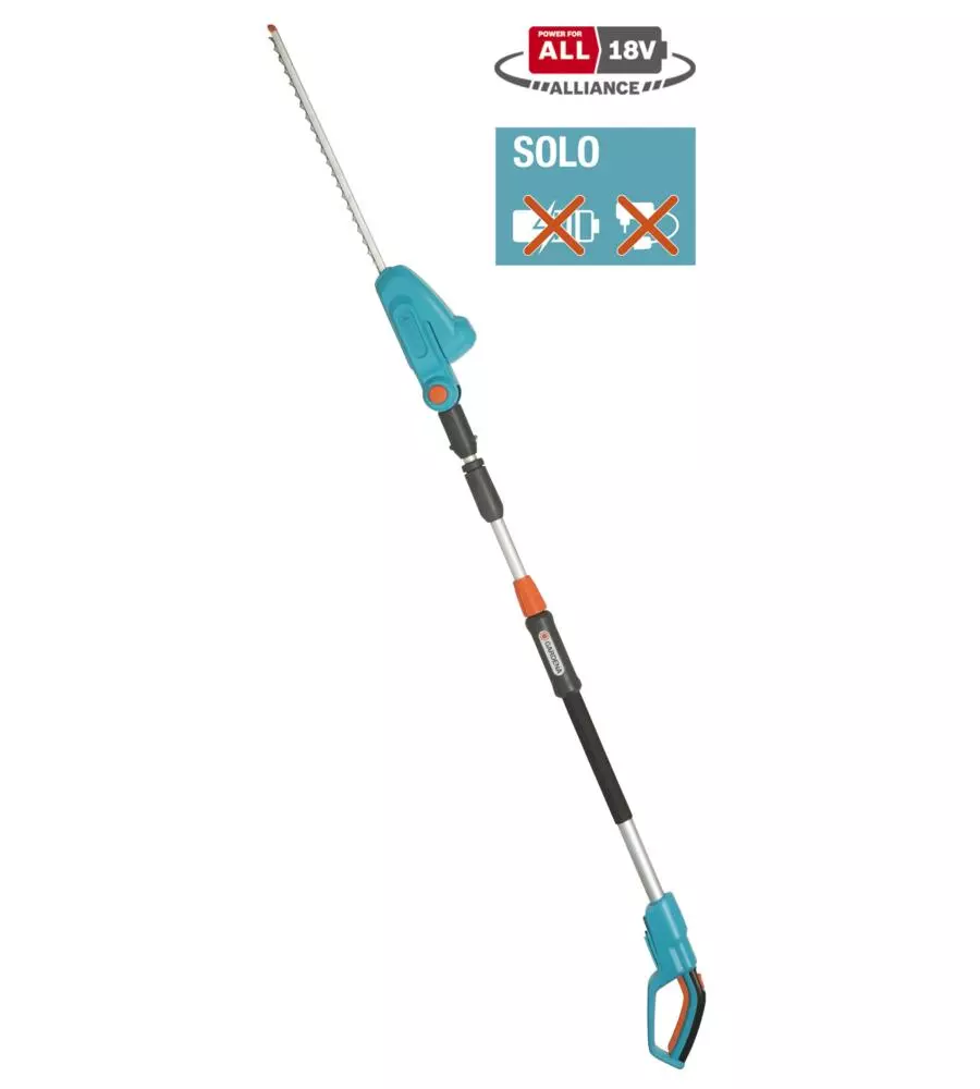 Tagliasiepi telescopico a batteria gardena "ths 42" lama 42 cm 18v, solo corpo macchina