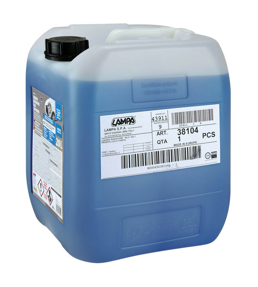 Liquido Radiatore Blu Tanica Da 20 Lt Pronto (-20 C) - Lampa in vendita  online