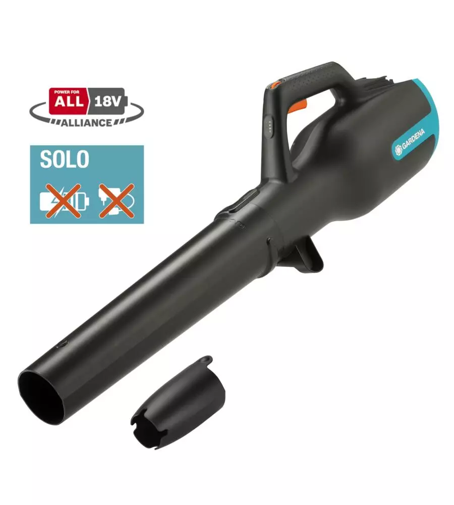 Soffiatore a batteria gardena "powerjet" 18v, solo corpo macchina