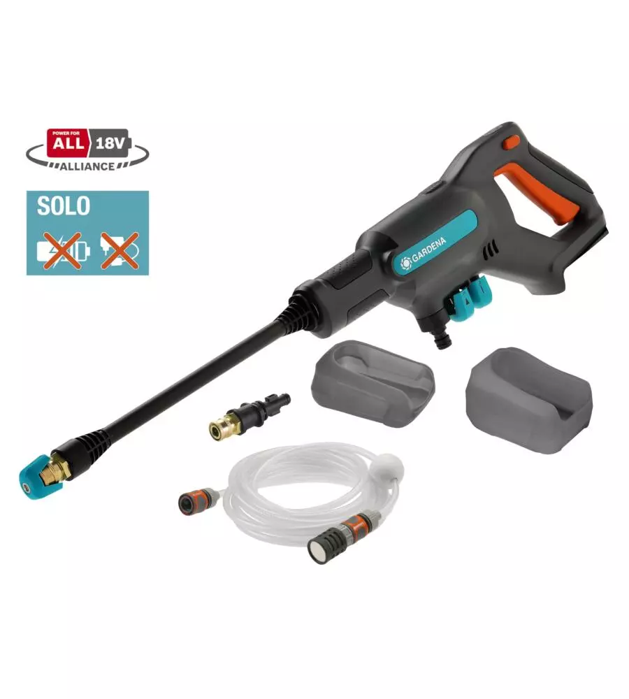 Idropulitrice a batteria a freddo "acquaclean" 24 bar 18v, solo corpo macchina