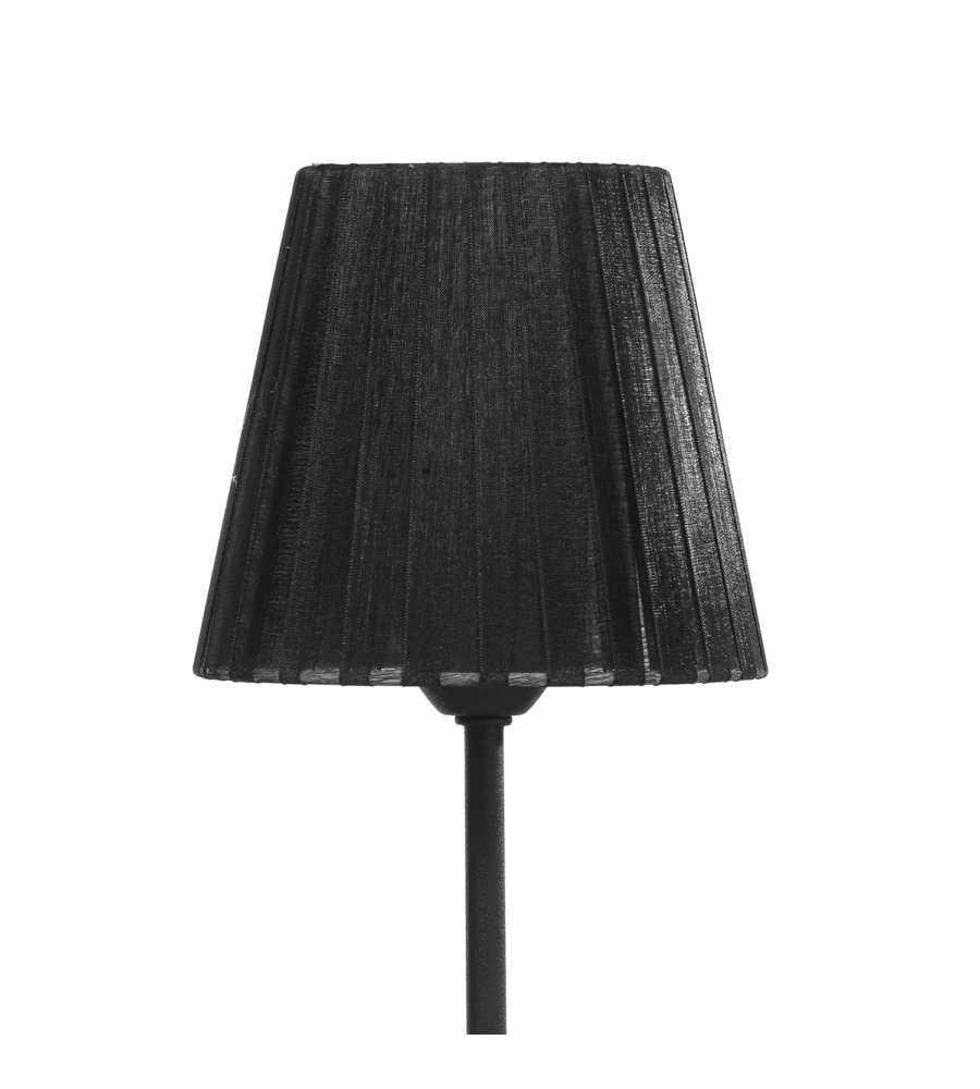 Lampada da tavolo "loris" nero, e14