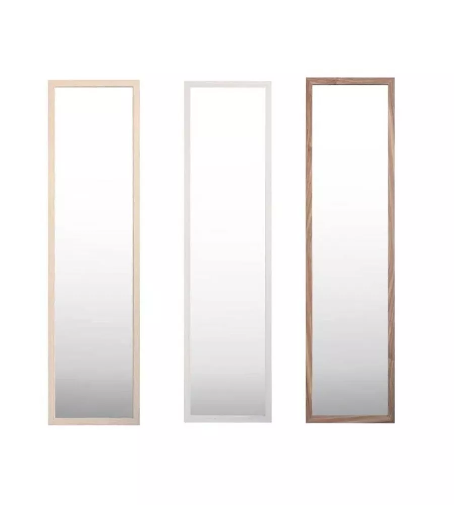 Specchio "toronto" in legno colori assortiti, 30x120 cm
