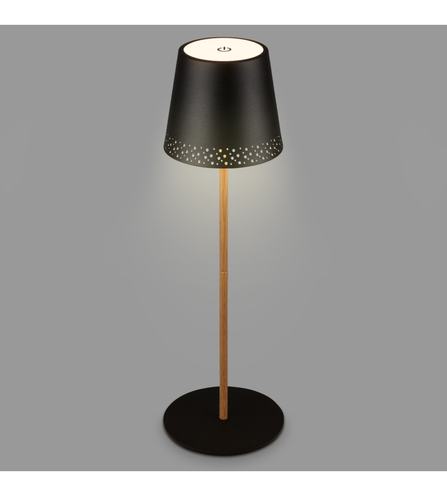 Offerta Lampada Da Tavolo Ricaricabile Nero, 280 Lm in vendita online
