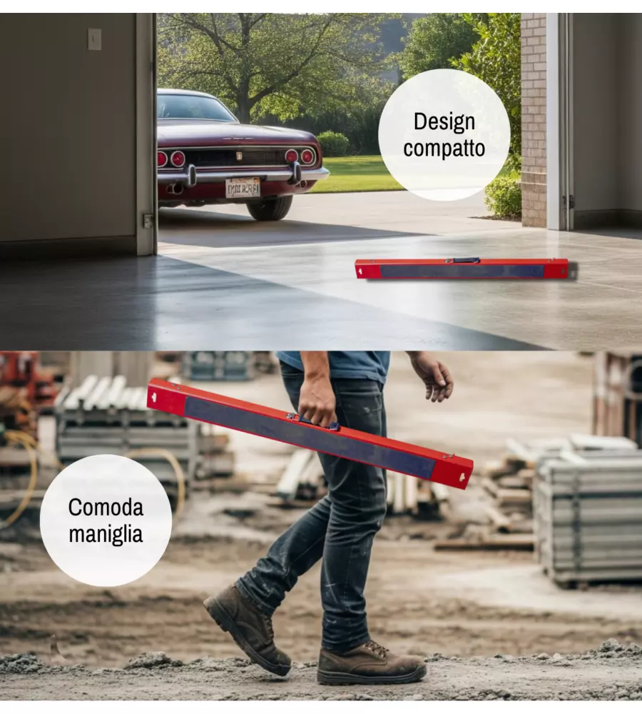 CAVALLETTO DA LAVORO PIEGHEVOLE EASY SYSTEM CON MANIGLIA CON PORTATA 125 KG 99,8X39,2XH80 CM