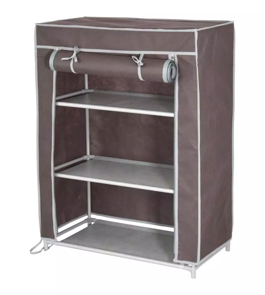 Demeyere Scarpiera In Legno – 81x152x18 Cm, Marrone, Capacità 12 Paia, Made In France