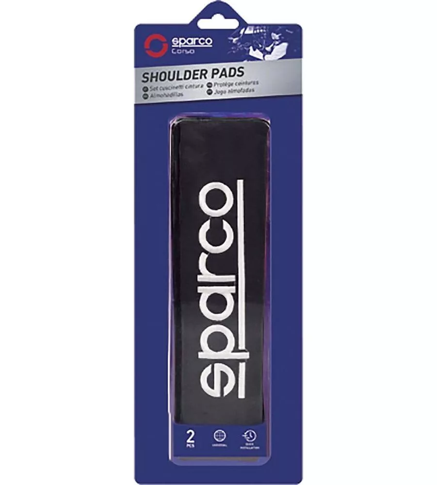 Passacintura per auto sparco nero 2 pezzi