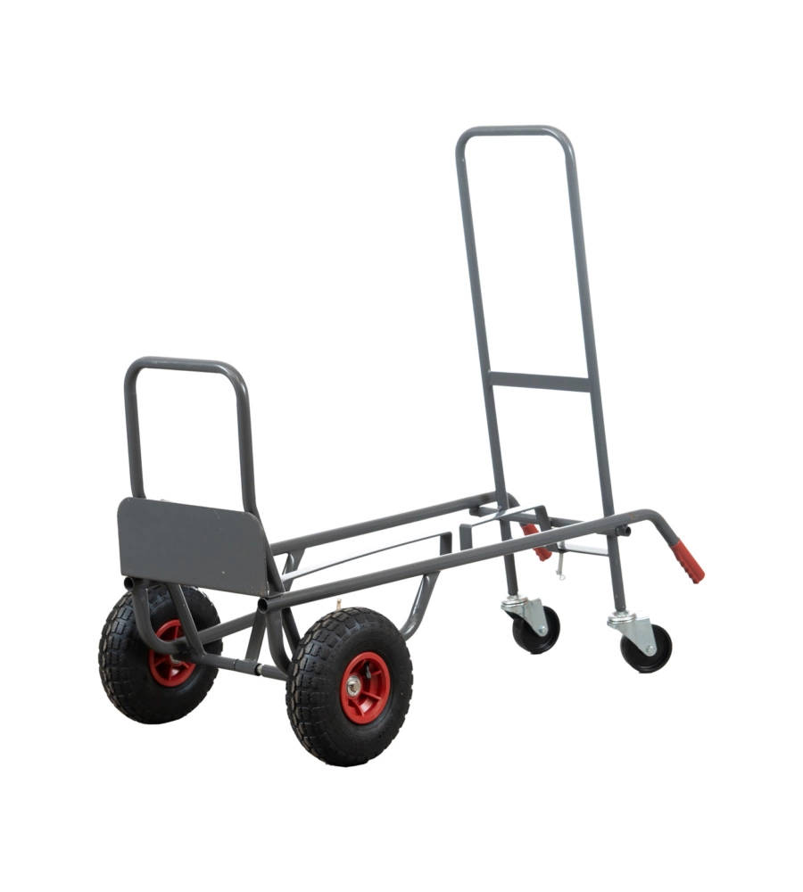 CARRELLO PORTALEGNA A 2 POSIZIONI EUROGARDEN IN METALLO VERNICIATO PORTATA 250 KG 57X56X117 CM