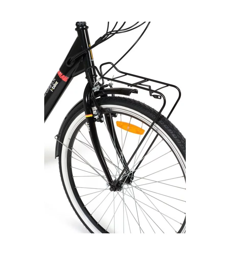 Bici elettrica i-bike "city easy urban" 26" 45 km nera