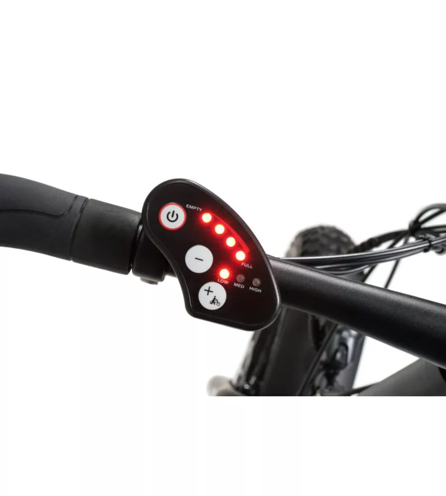 Bici elettrica pieghevole i-bike "fat kong" 20" 40 km nera