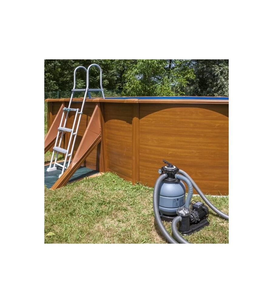 Depuratore con filtro a sabbia gre per piscine con vasca 320 mm 4 m³/h