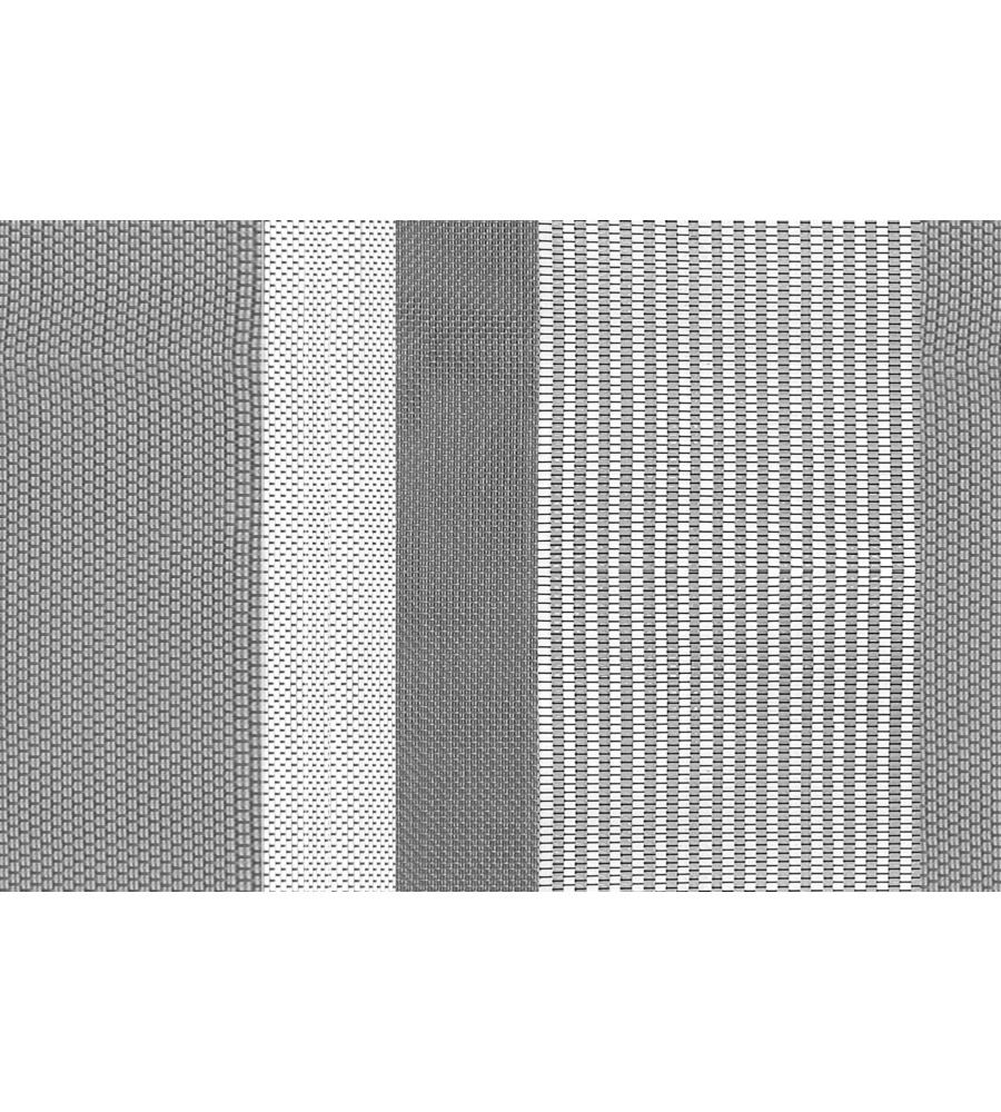 Heimtexland Tenda Con Occhielli Effetto Lino - 245x140 Cm, Strisce Grigio Antracite, Semitrasparente, 100% Poliestere, Certificata Öko-Tex, Lavabile In Lavatrice