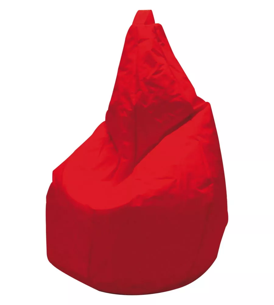 Sacco armonia "comodone" rosso, 80x80x120 cm