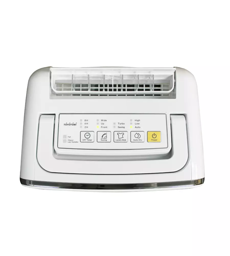 Deumidificatore con essicatore mobile toyotomi "td b80" 8 litri