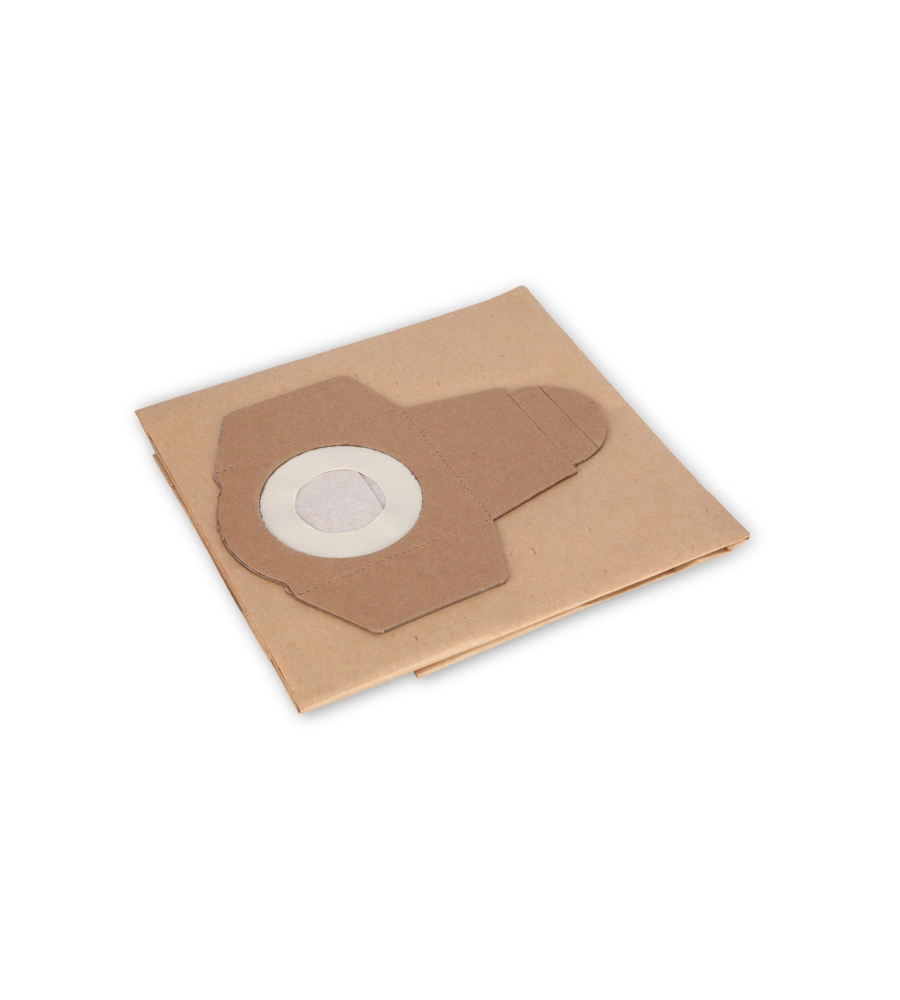 Ricambio sacchetto aspirapolvere in carta per bidone aspira solidi e liquidi larx 1200 w 30 lt
