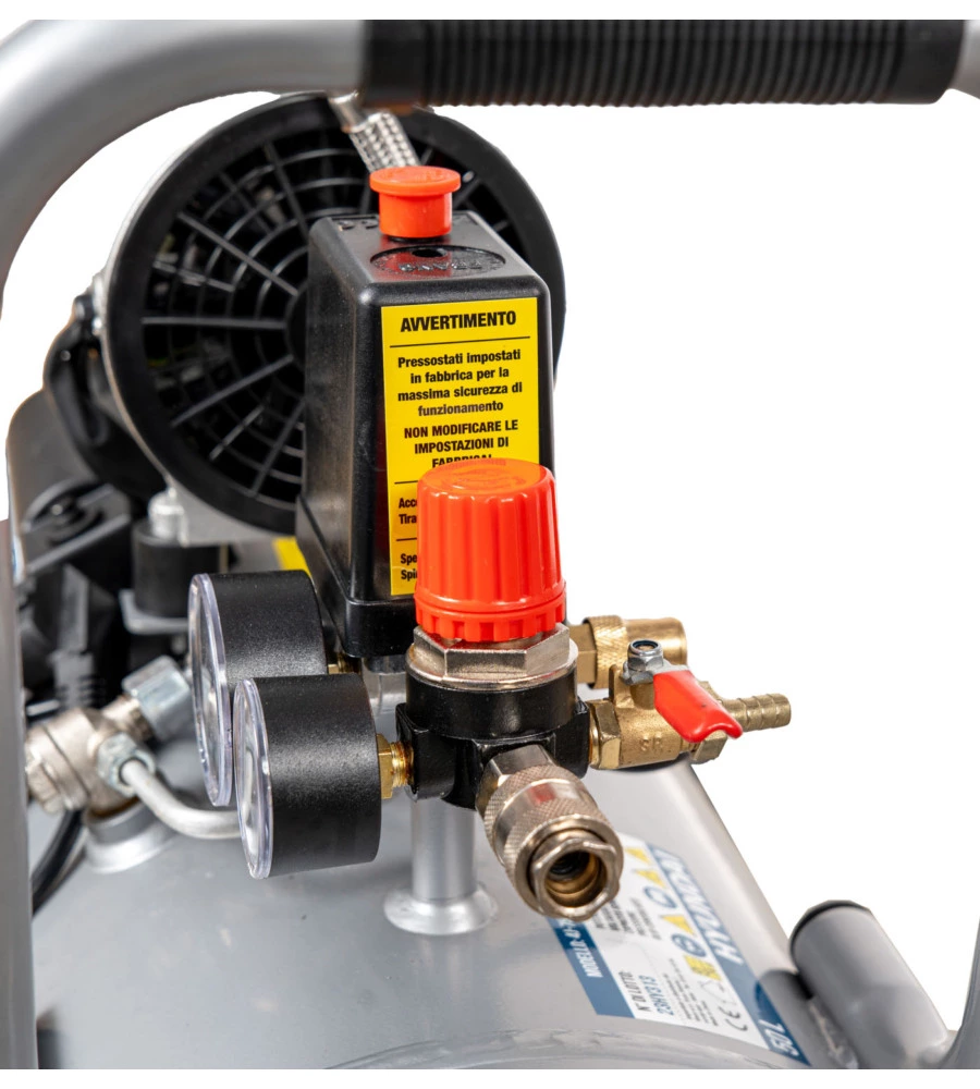 COMPRESSORE ARIA SILENZIATO HYUNDAI 50L 1,5HP - COD. 65703
