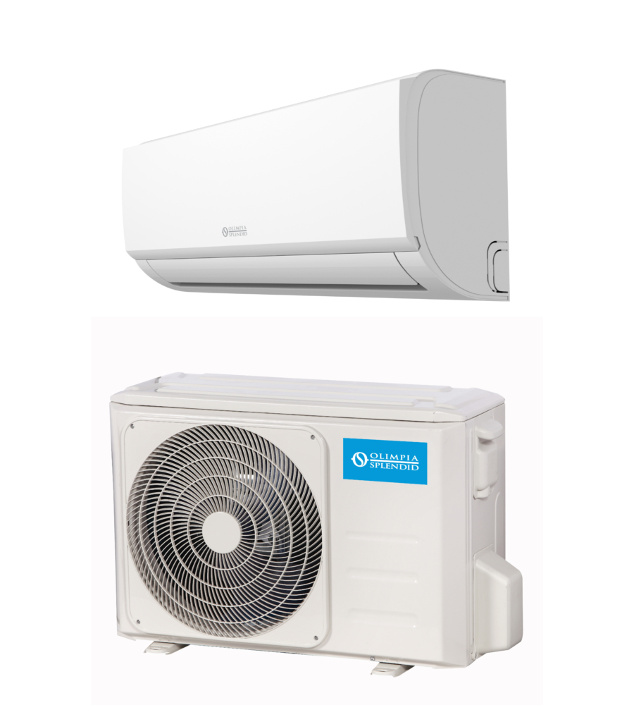 Climatizzatore caldo freddo olimpia pompa di calore "splendid aryal s1e+inverter 18 c" monosplit e unitÀ esterna 18000 btu con wi-fi