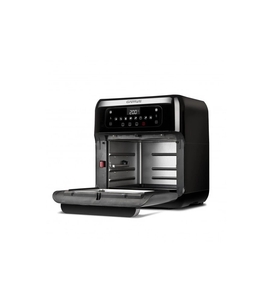 Friggitrice forno ad aria calda "friggisano" nera, 11 lt