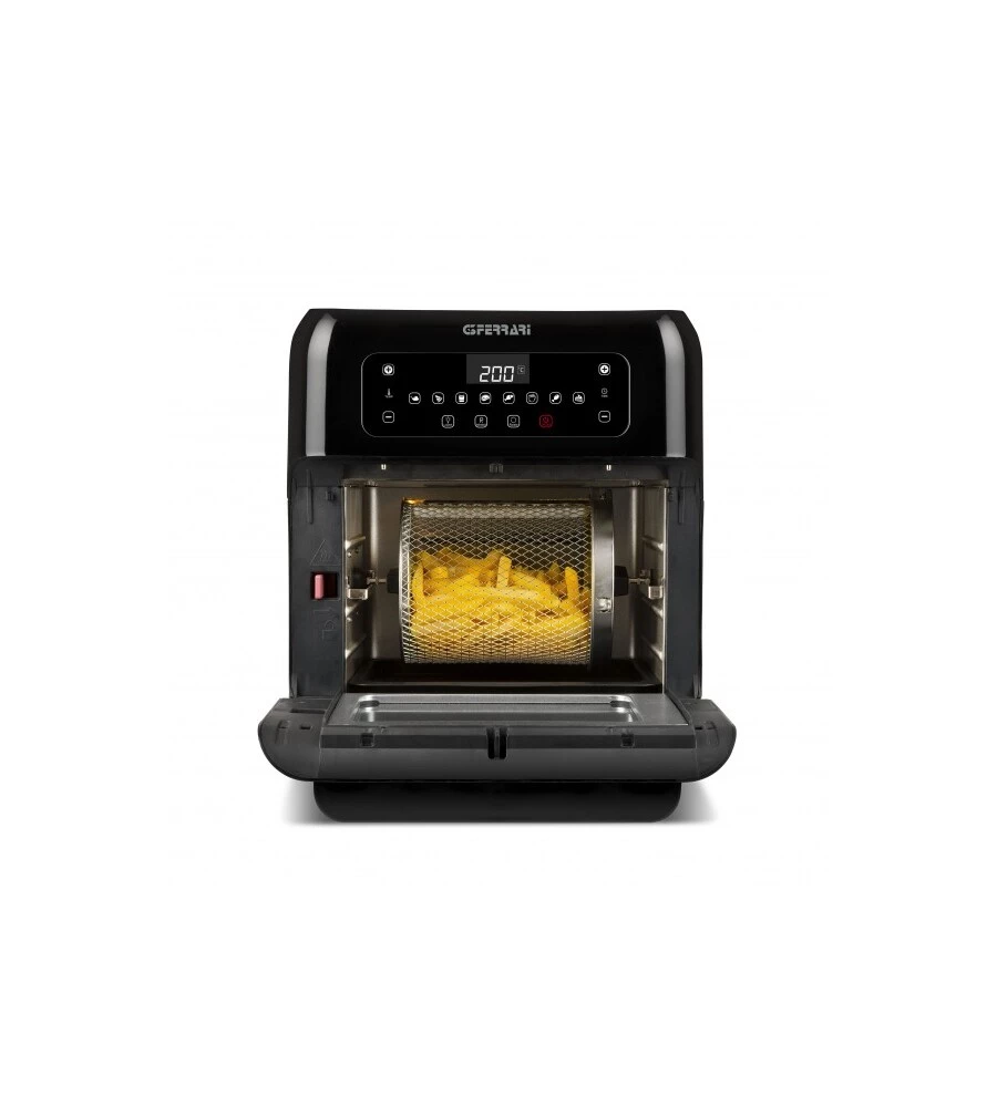 Friggitrice forno ad aria calda "friggisano" nera, 11 lt