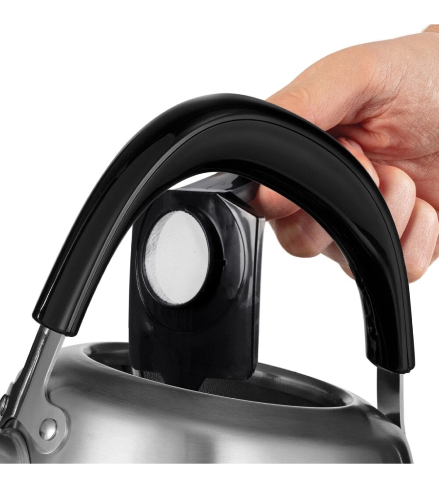 Bollitore elettrico "stylevia" acciaio spazzolato 1,5 litri - russel hobbs