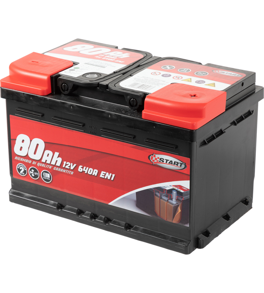 Batteria Auto 80ah 12v640a Polo Positivo Destro Cassetta L3 in vendita  online