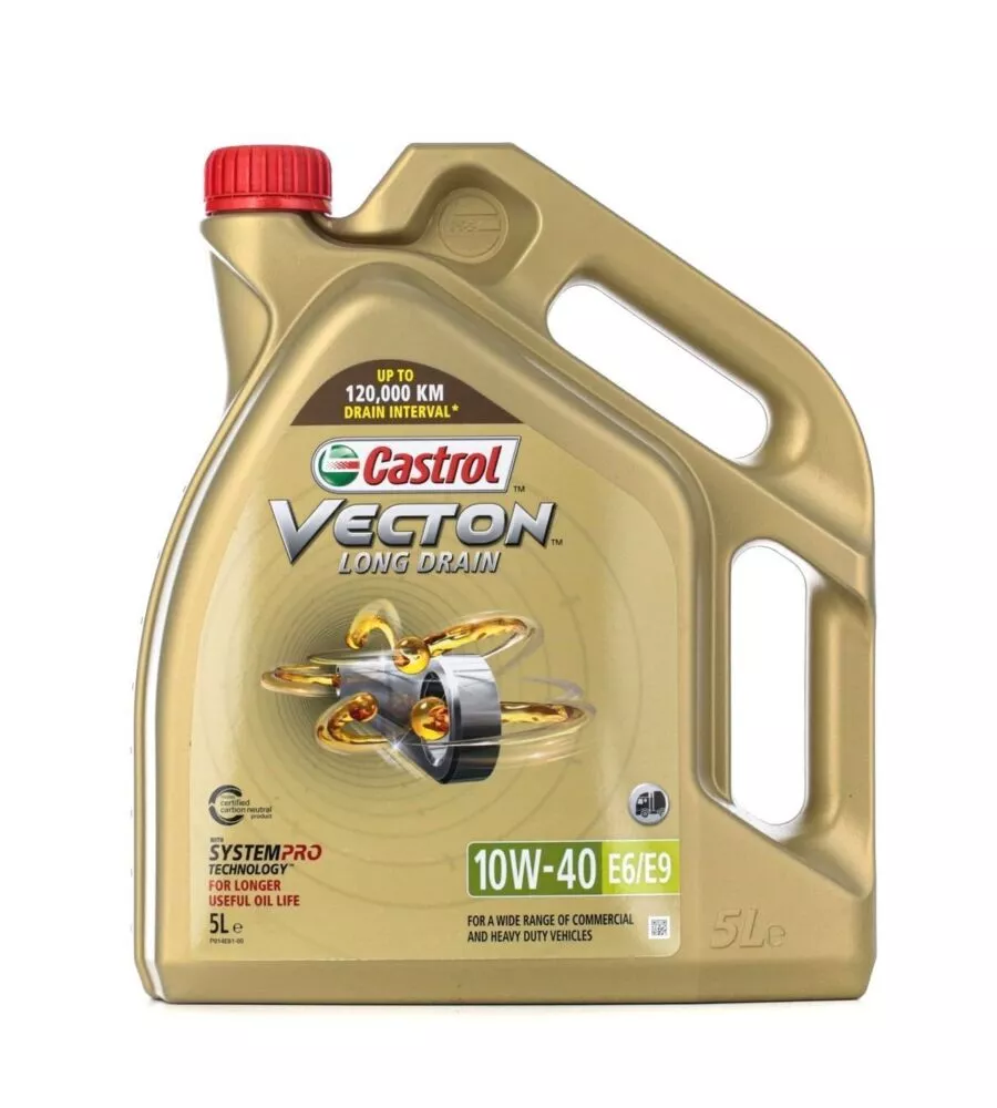 Lubrificante ss olio castrol vecton lngdrn 10w40 e6/e9 5lt