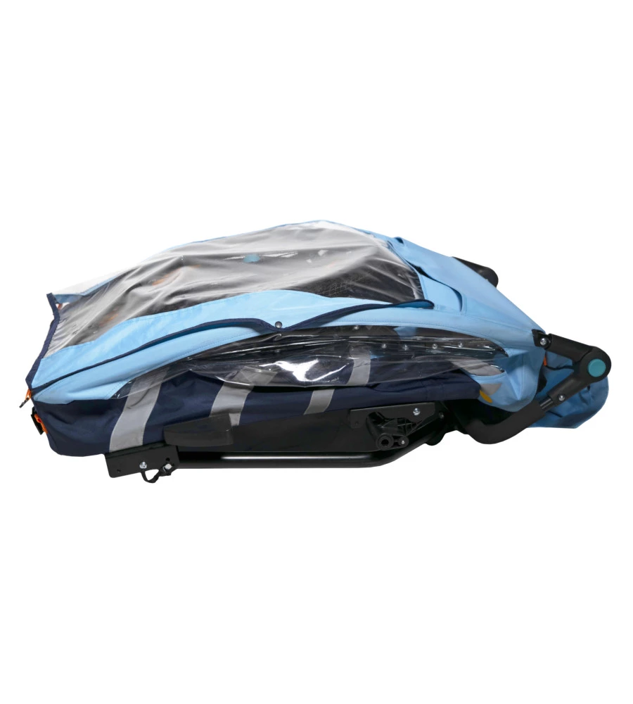RIMORCHIO PASSEGGINO BICI 2IN1 AZZURRO - BELLELLI