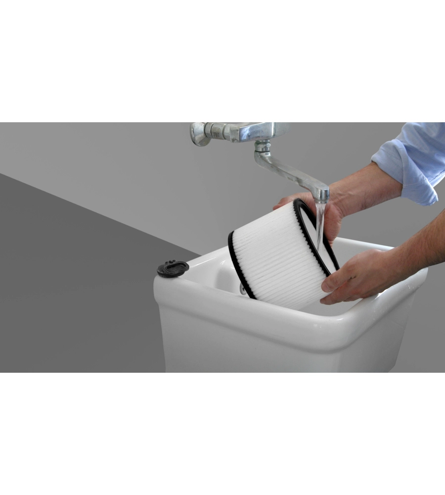Aspiratore solidi liquidi elettrico lavor "wtp 20 p" 1400w 20 lt 65 l/s