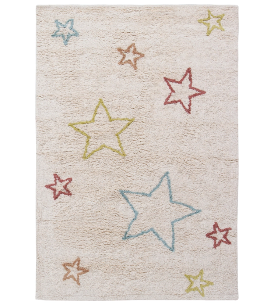 Tappeto "fantasia 2" cotone multicolor, 150x100 cm
