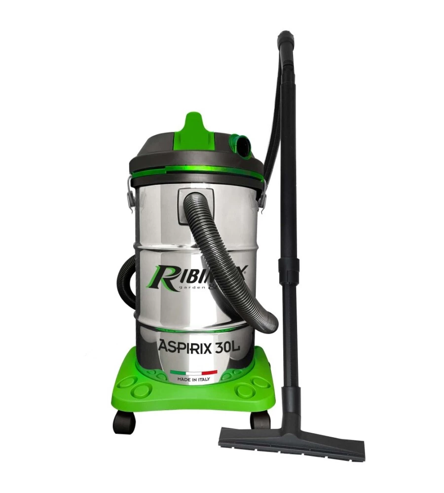 Aspiratore solidi liquidi elettrico ribimex "aspirix" 1200w 30 lt 40 l/s - prasp30it